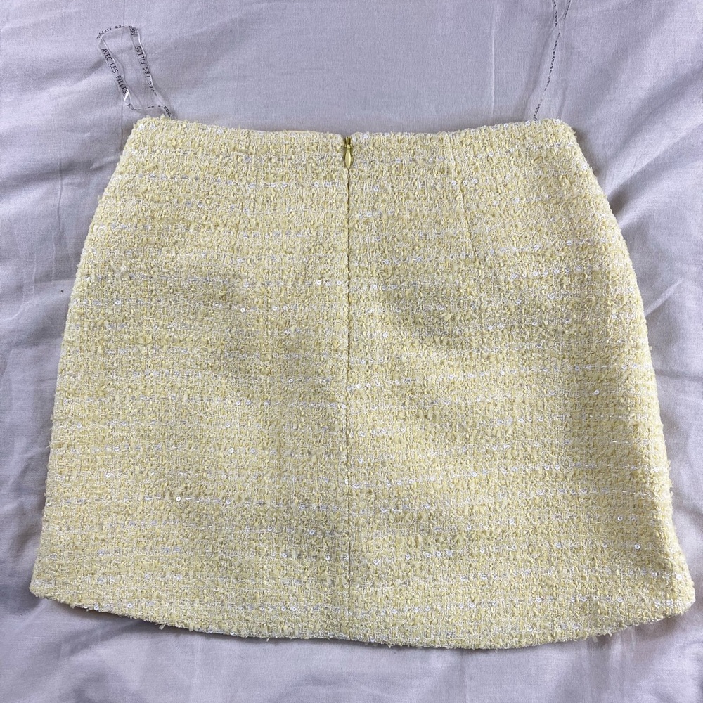 Avec Les Filles Yellow Tweed Chain Trim Set - Picture 14 of 16